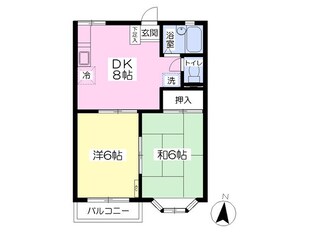 タウンハウスヴィラＢの物件間取画像